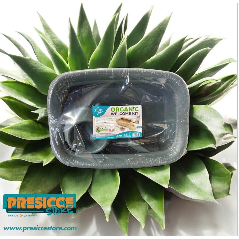 LEOPET - ORGANIC WELCOME KIT LETTIERA , CIOTOLA E PALETTA