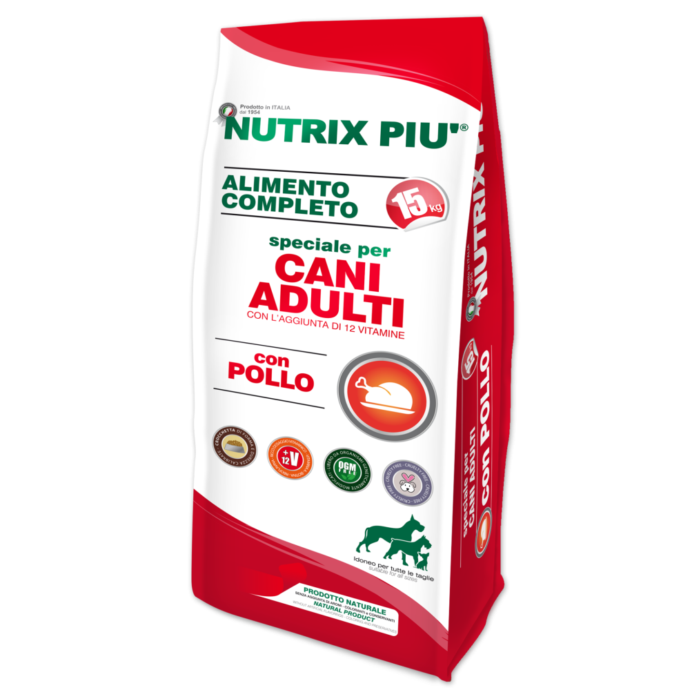 NUTRIX PIU' - ADULT MEDIUM POLLO 15KG