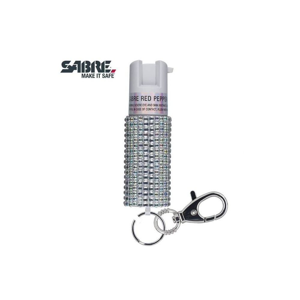 SPRAY SABRE PEPERONCINO GLITTERATO 5 SPRUZZI CON PORTACHIAVI