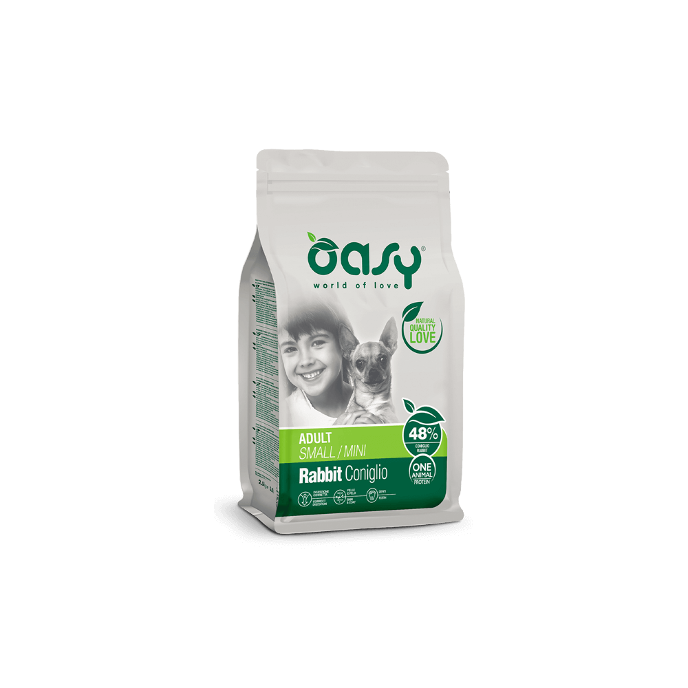 OASY ADULT MEDIUM/LARGE CONIGLIO MONOPROTEICO 12KG