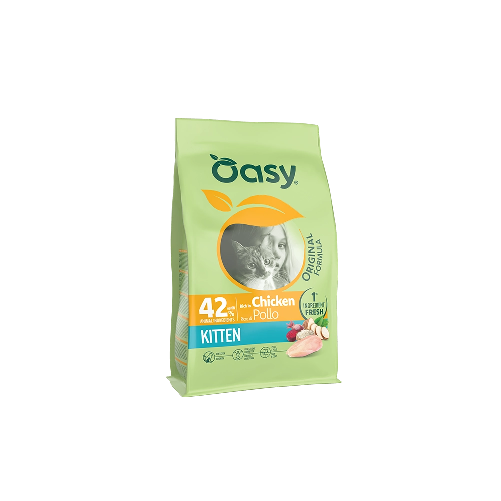OASY ORIGINAL FORMULA PER GATTINI AL POLLO 1.5KG