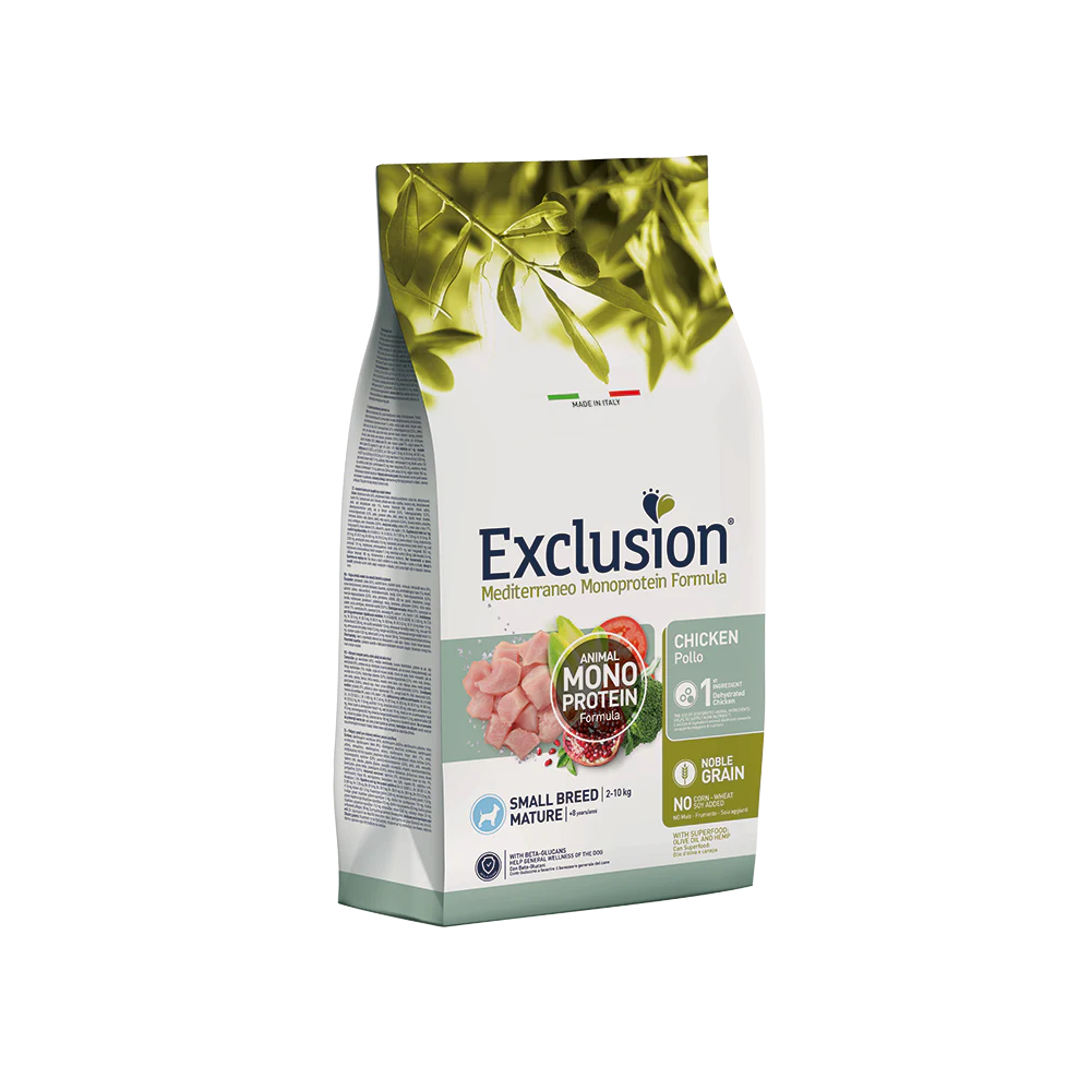 EXCLUSION MATURE SMALL BREED AL POLLO 2kg