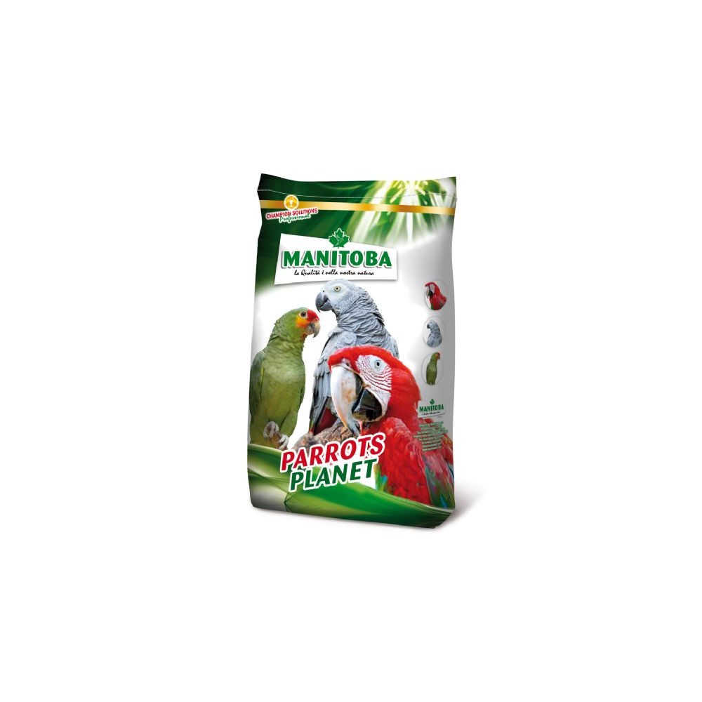 MISCELA PAPPAGALLI CON FRUTTA-PARROTS PLANET 15KG MANITOBA