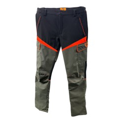PANTALONE T-115 NERO ARANCIO TG.50 RS HUNTING