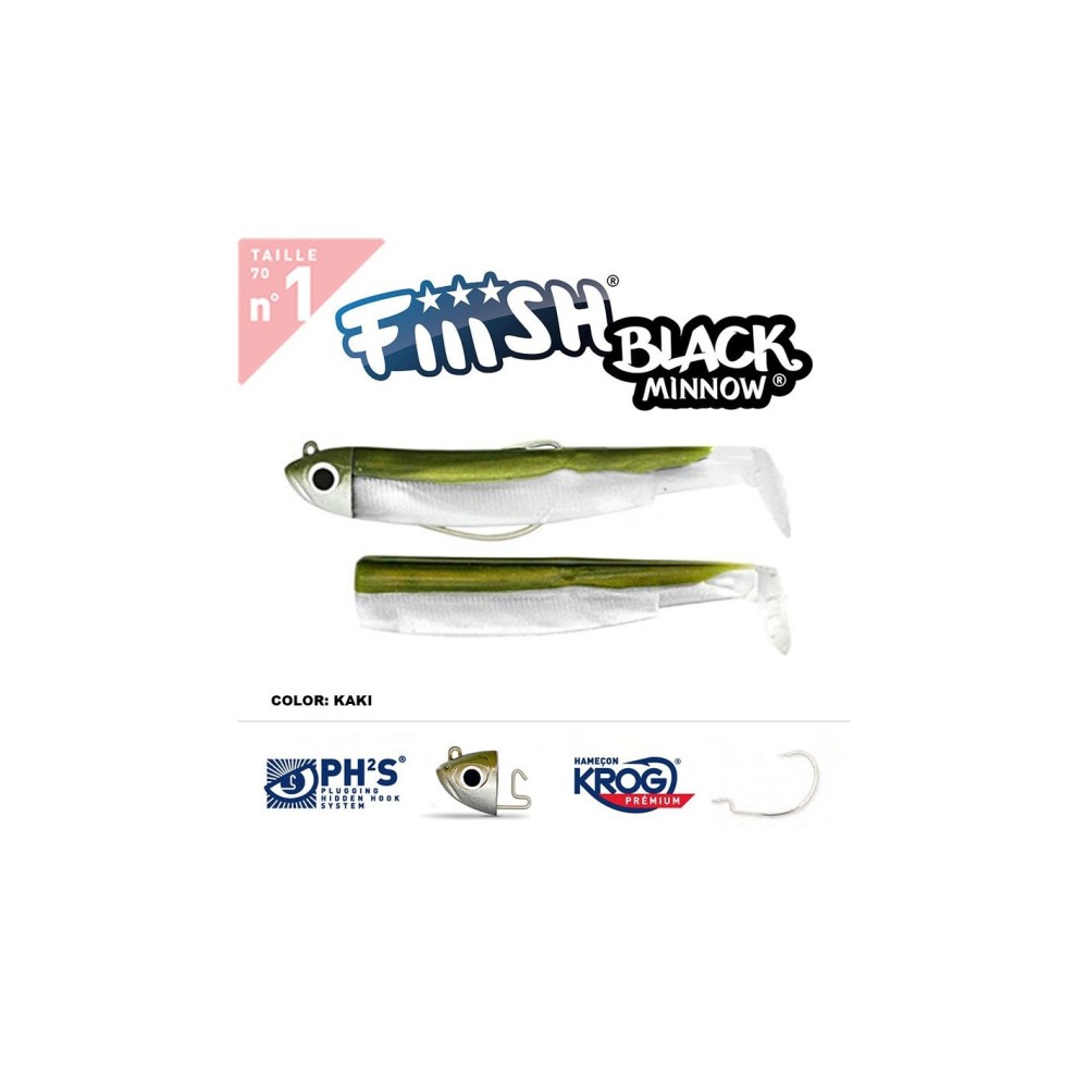 BLACK MINNOW N°1 Fiiish combo shore 3 Gr.