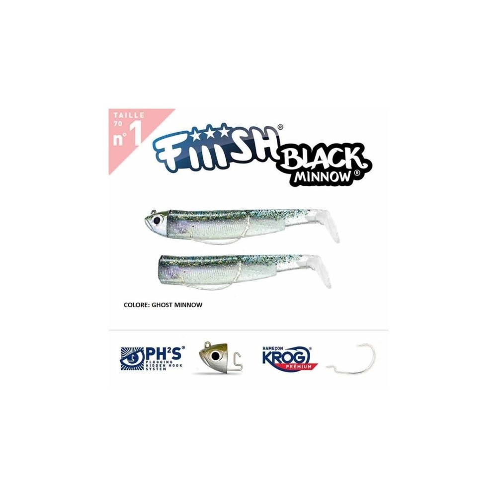 BLACK MINNOW N°1 Fiiish combo shore 3 Gr.