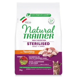 NATURAL TRAINER - CAT STERILISED 3KG