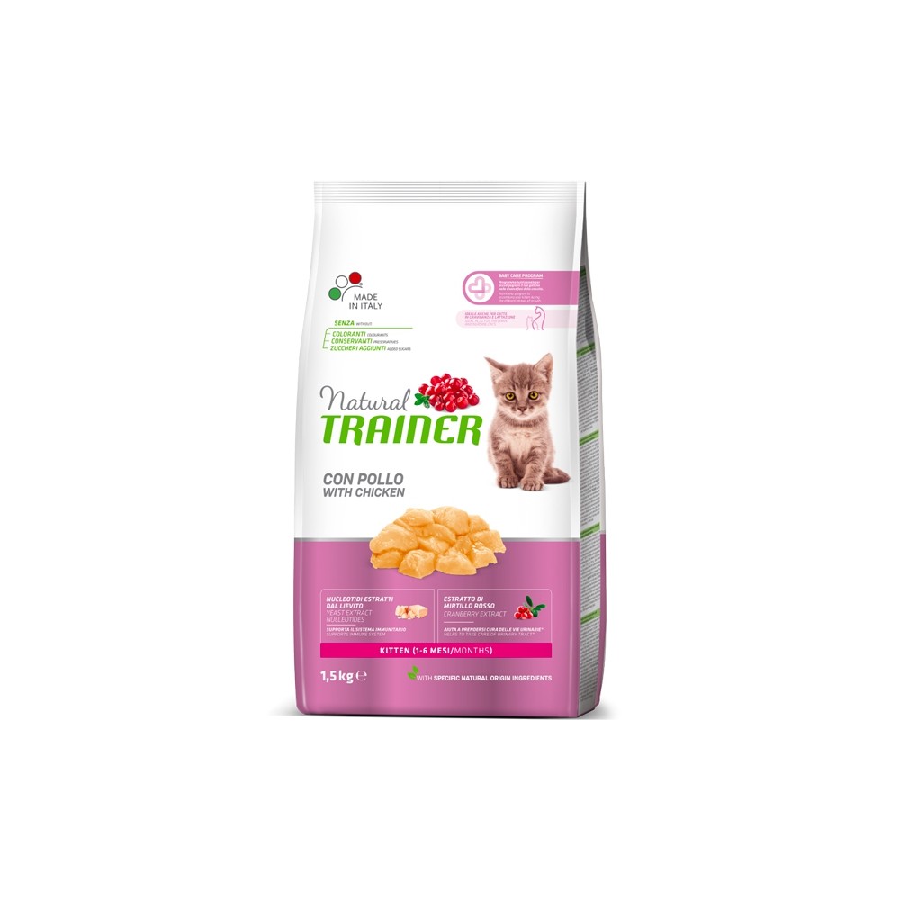 NATURAL TRAINER - KITTEN POLLO 1.5KG