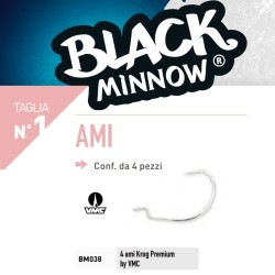 AMI BLACK MINNOW E BLACK EEL N°1