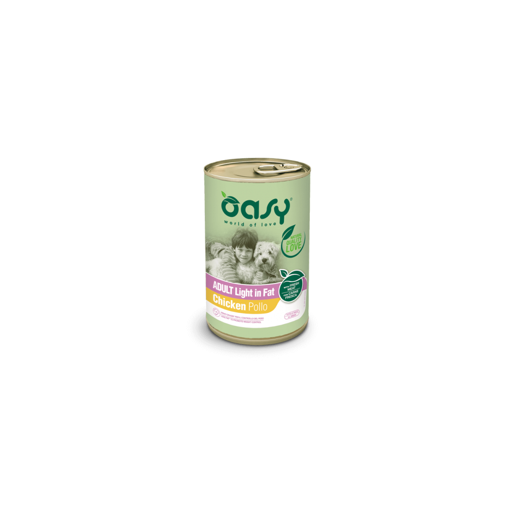OASY - SCATOLETTA PER ANE LIGHT IN FAT AL POLLO 400g