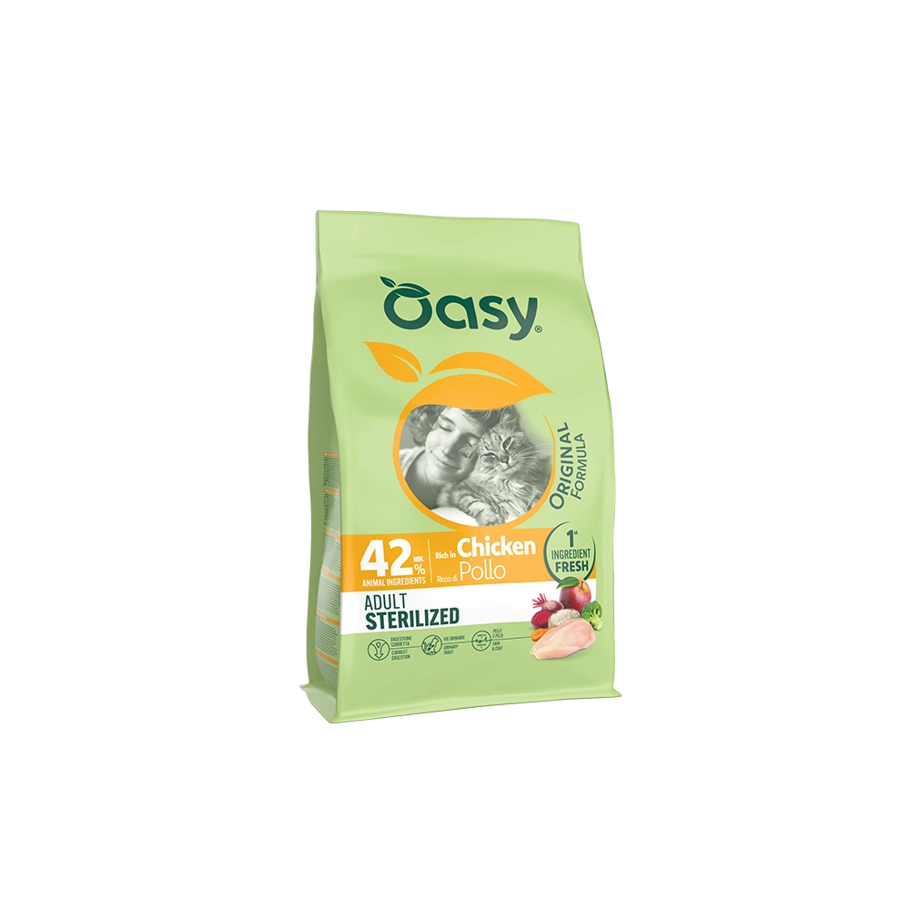 OASY - ADULT CAT STERILIZED POLLO 6kg