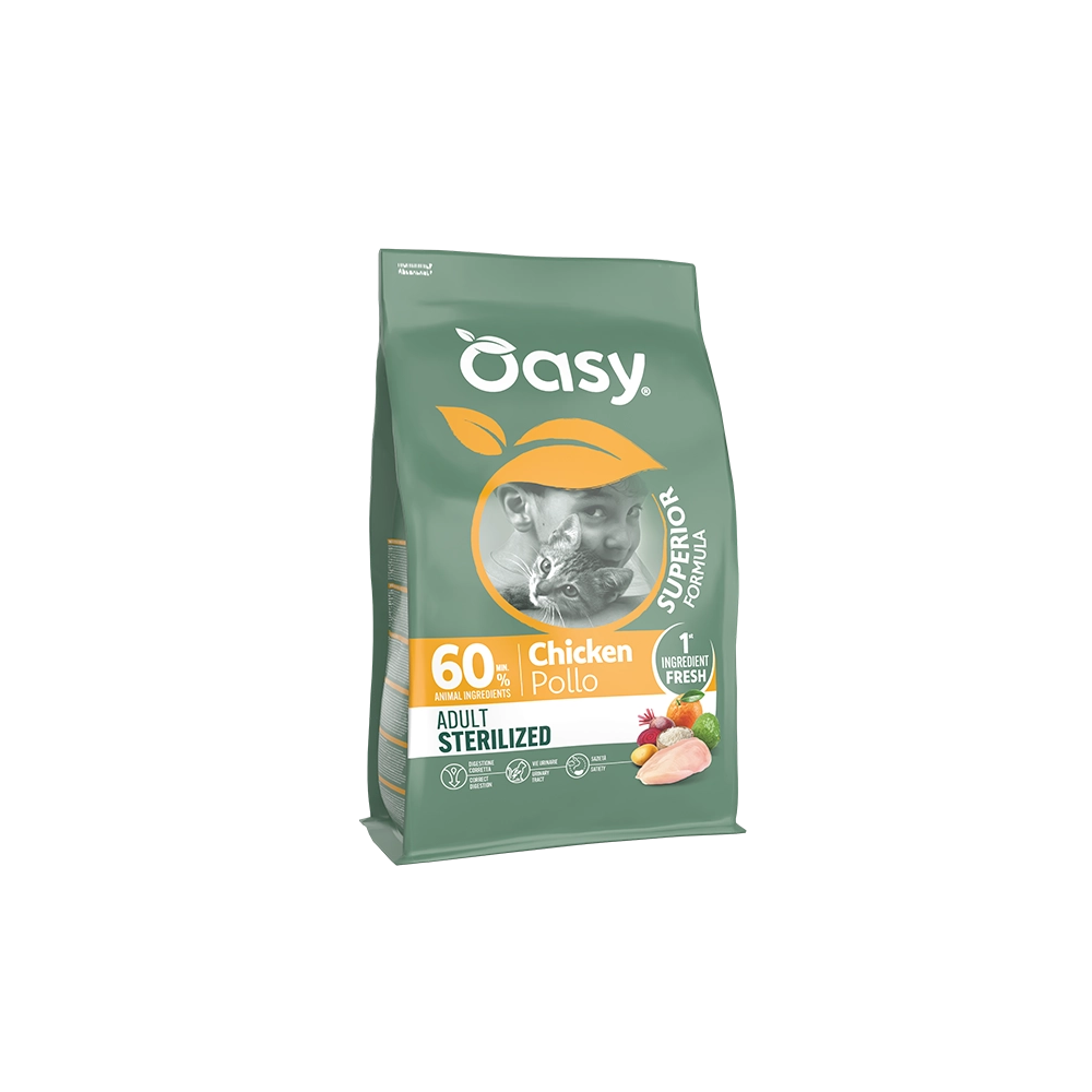 OASY - CAT ADULT STERILIZED POLLO 300g