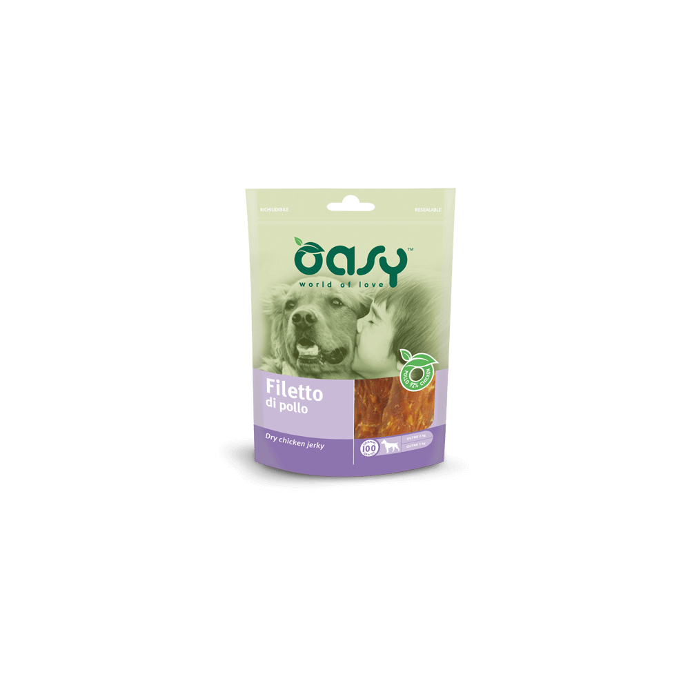OASY SNACK - FILETTI DI POLLO 100g