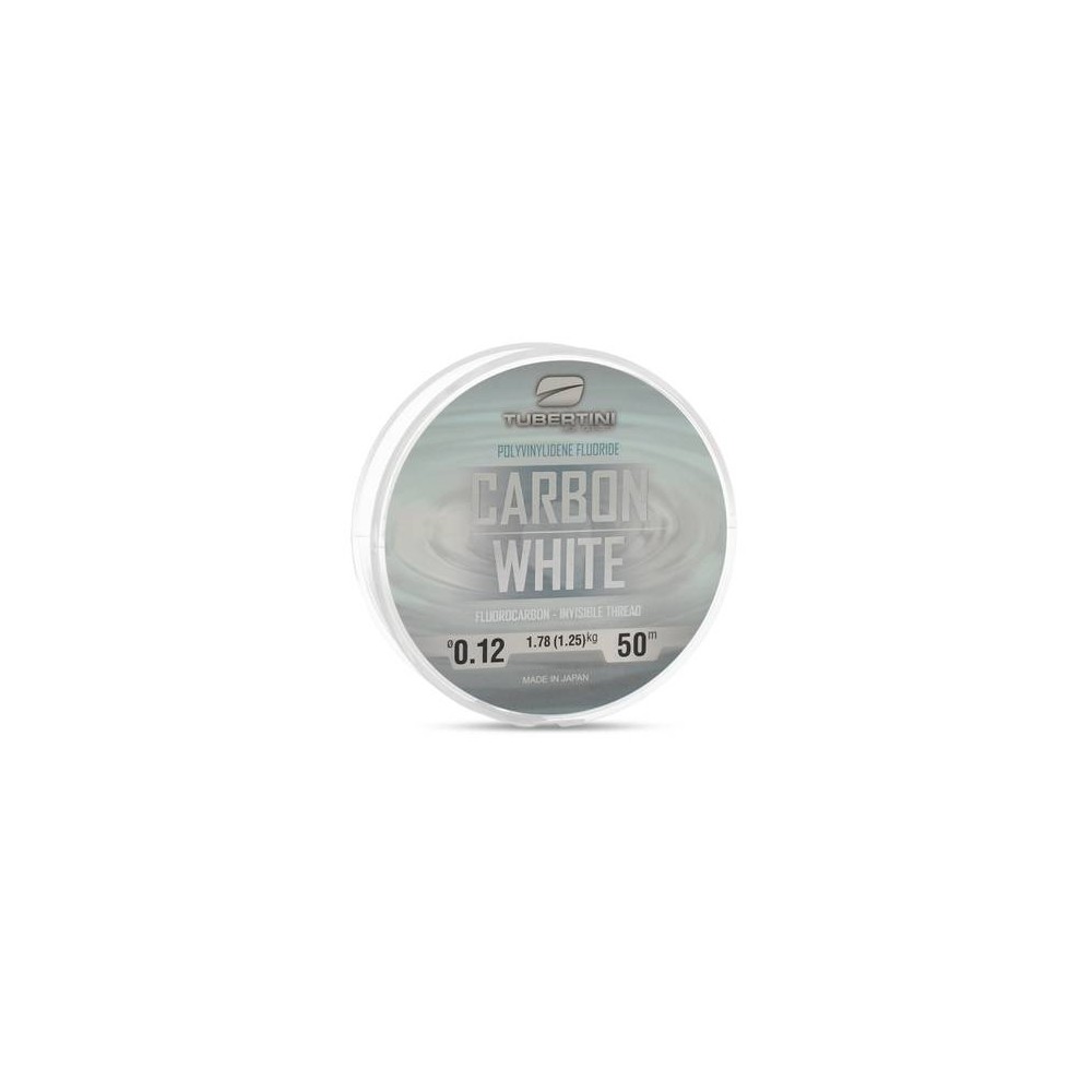 CARBON WHITE FLUOROCARBON 50MT TUBERTINI