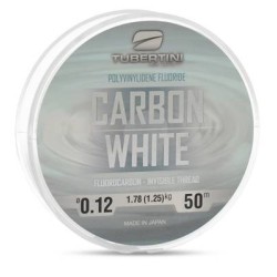 CARBON WHITE FLUOROCARBON 50MT TUBERTINI