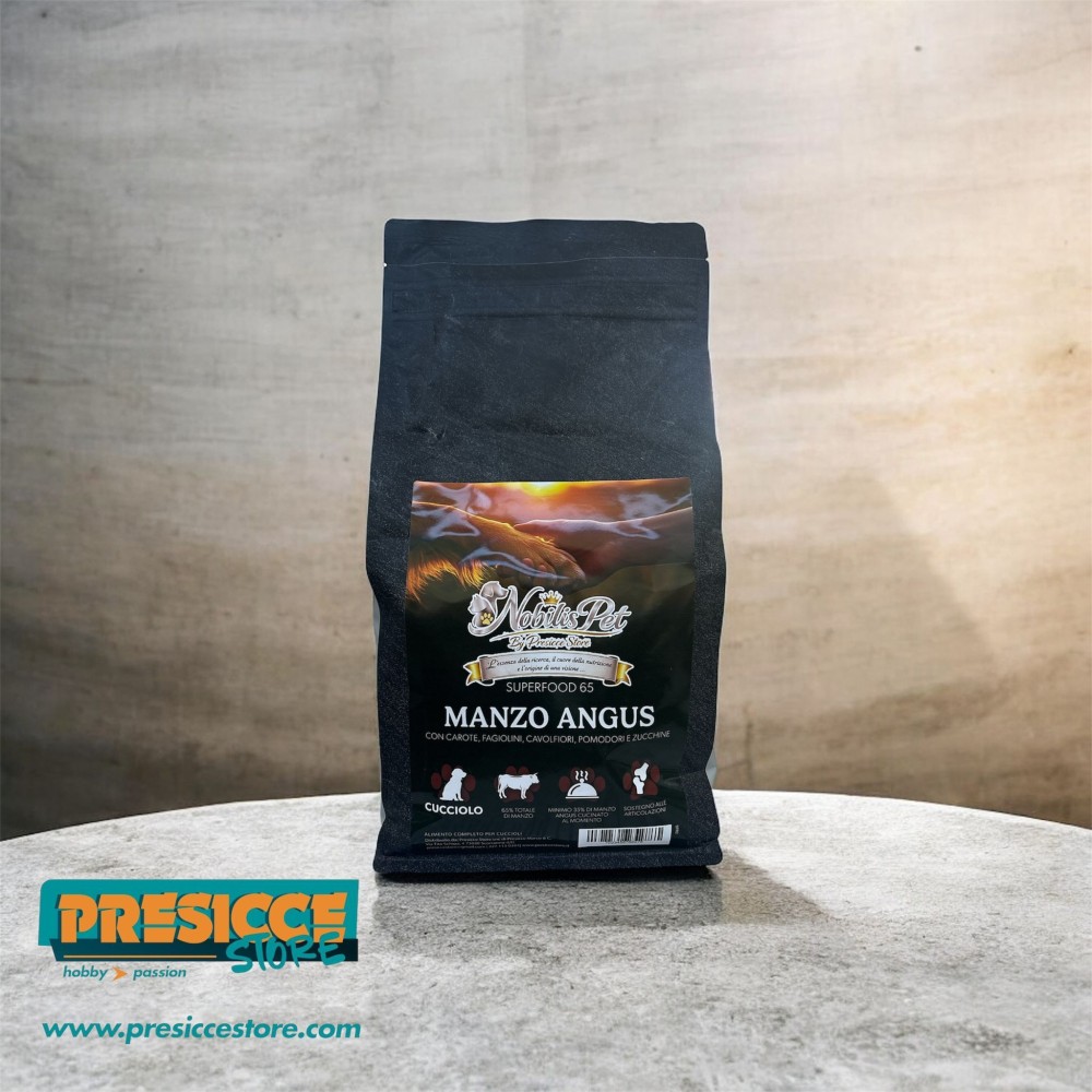 NOBILIS PET BY PRESICCE STORE - CROCCHETTE PER CANE SUPERFOOD PUPPY MANZO ANGUS 2KG