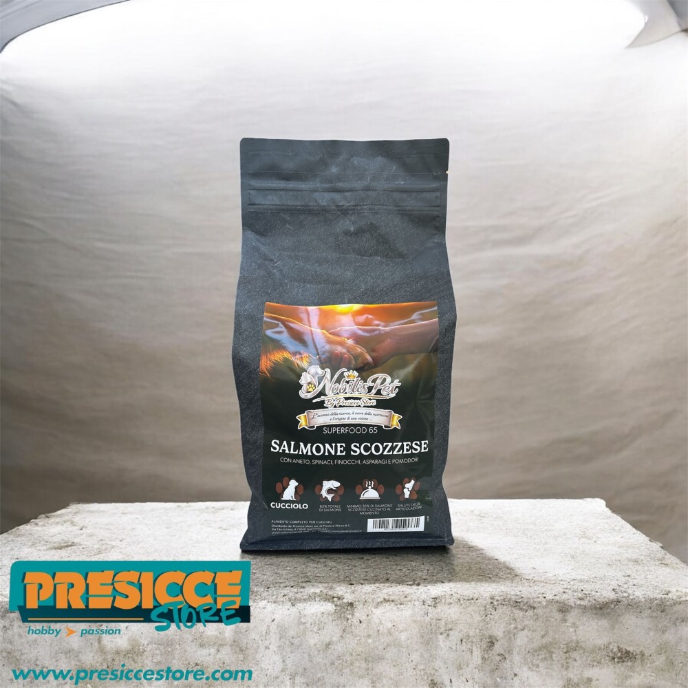 NOBILIS PET BY PRESICCE STORE - CROCCHETTE PER CANE SUPERFOOD PUPPY SALMONE SCOZZESE 2KG