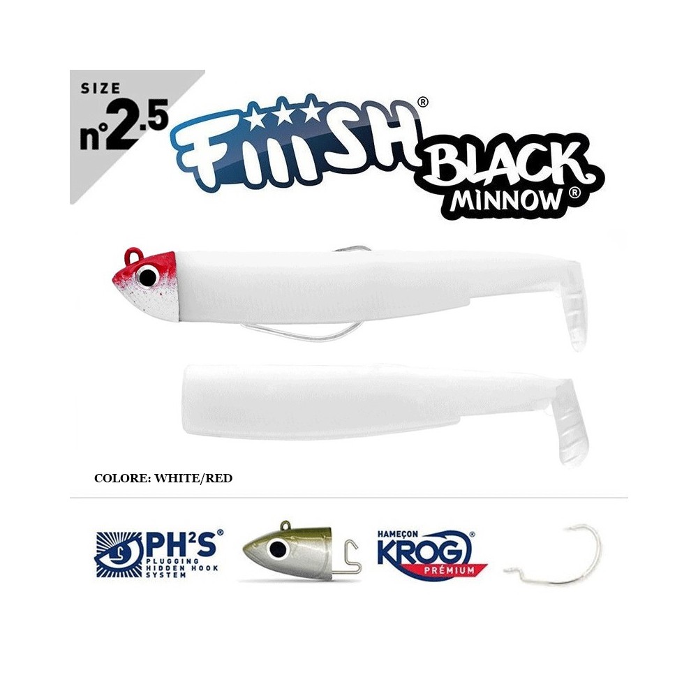 BLACK MINNOW N°2,5 Fiiish Combo shore 8gr.