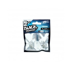 BLACK MINNOW N°2,5 Fiiish lead shore 8gr.