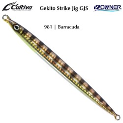 GEKITO JIG STRIKE 65GR C'ULTIVA