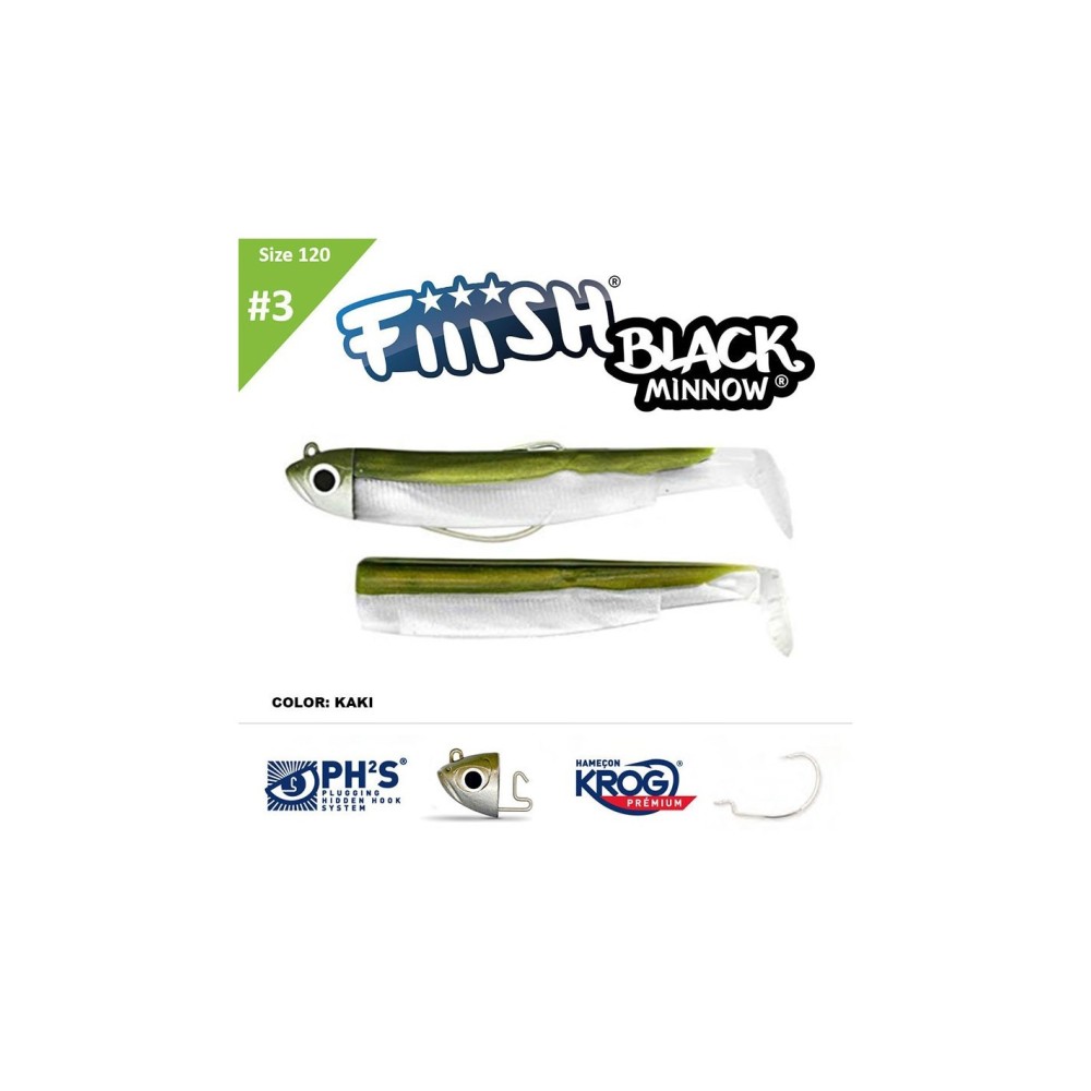 BLACK MINNOW N° 3 Fiiish combo shore 12 Gr.
