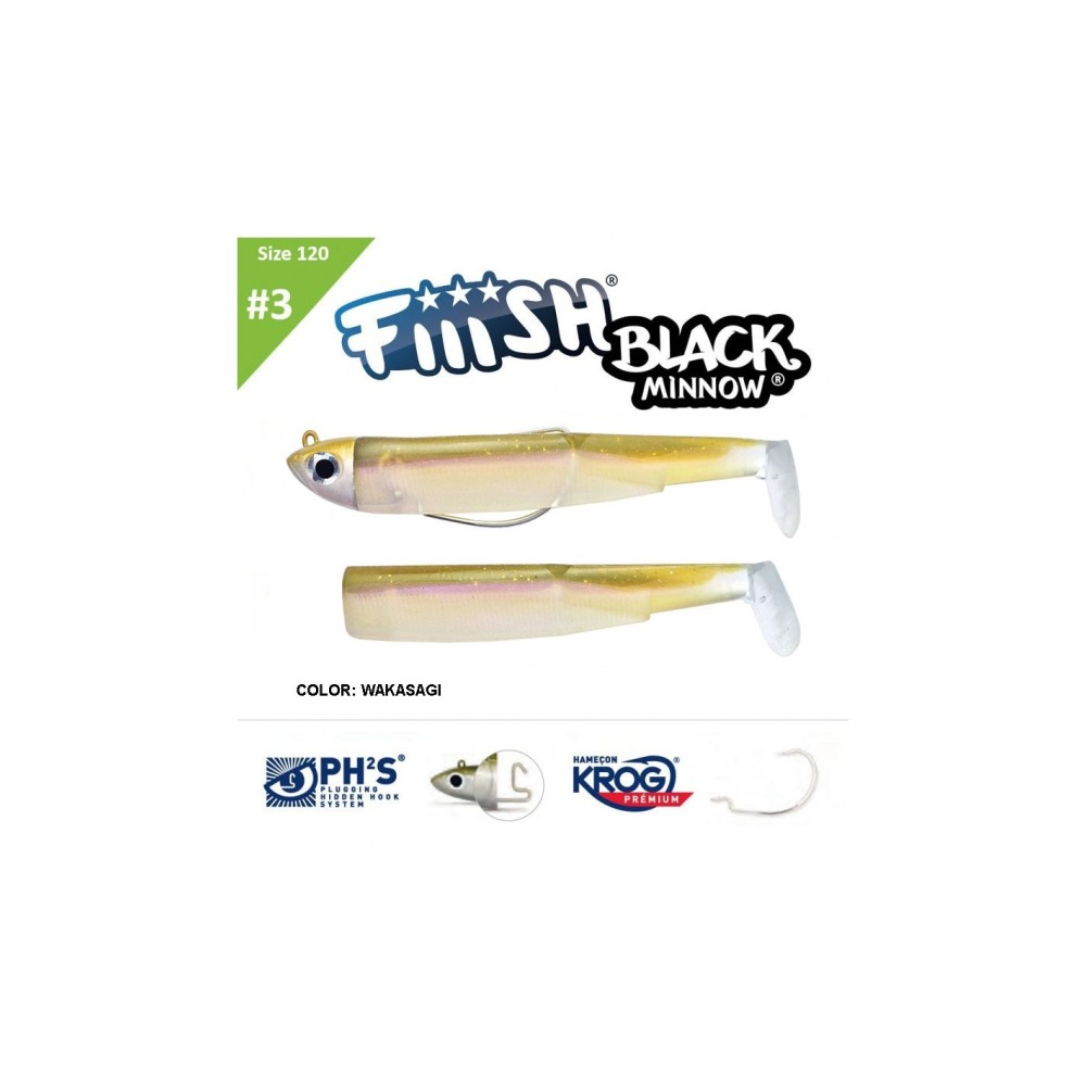 BLACK MINNOW N° 3 Fiiish combo shore 12 Gr.