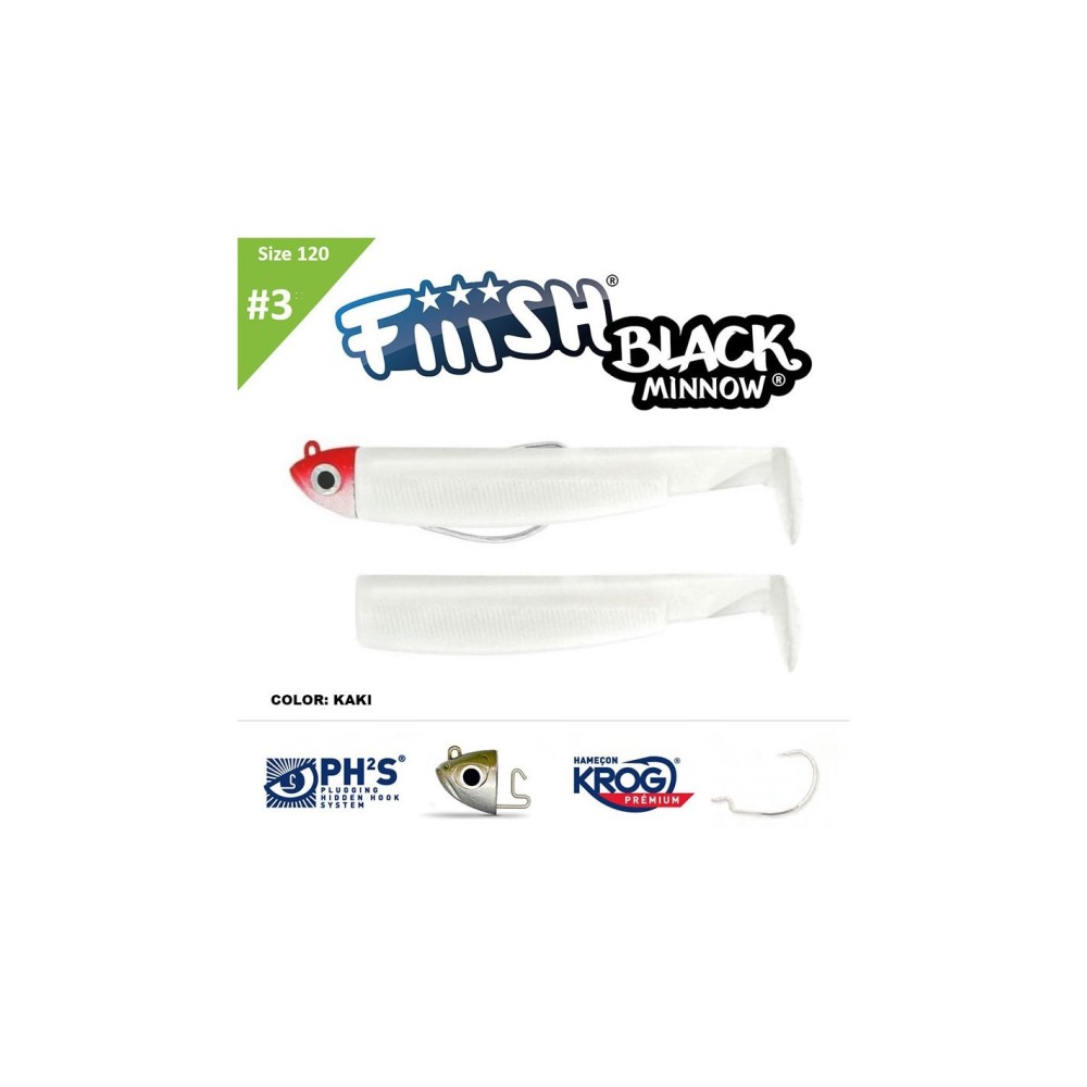BLACK MINNOW N° 3 Fiiish combo shore 12 Gr.