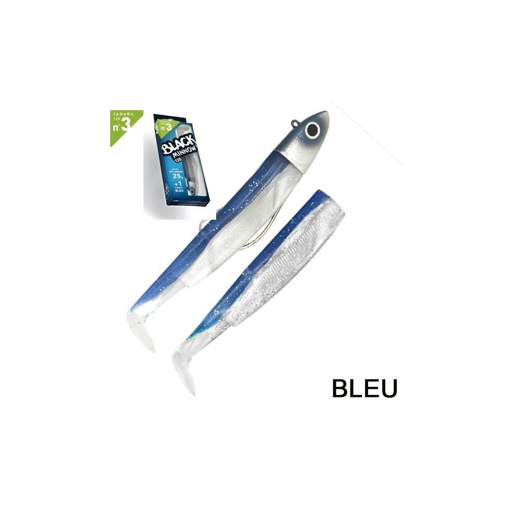 BLACK MINNOW N°3 Fiiish combo off-shore 25 Gr.