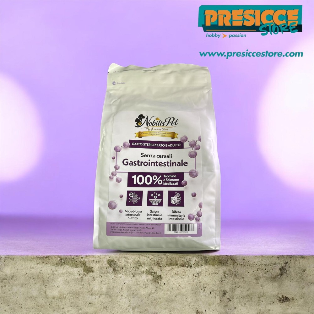 NOBILIS PET BY PRESICCE STORE - LINEA PEPTIDE+ GATTO GASTROINTESTINALE 1.5KG