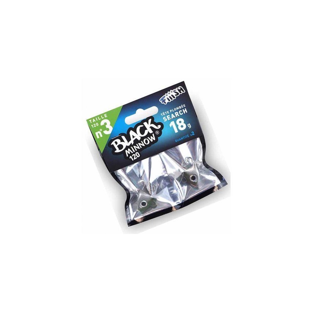 BLACK MINNOW N°3 Fiiish Lead Search 18Gr.