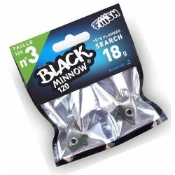 BLACK MINNOW N°3 Fiiish Lead Search 18Gr.