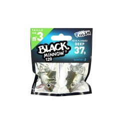 BLACK MINNOW N°3 Fiiish Lead Deep 37Gr.