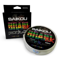 SAIKOU BRAID 8X MULTICOLOR 300MT YUKI
