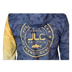 MAGLIA CAMO FISH MANICA LUNGA CON CAPPUCCIO E SCALDACOLLO JLC