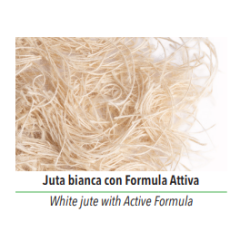 JUTA BIANCA CON FORMULA ATTIVA 1KG SISAL FIBRE