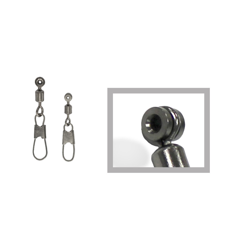 ROLLING W/METAL BEAD NAKED HOOKED SNAP SIZE 10 COLMIC