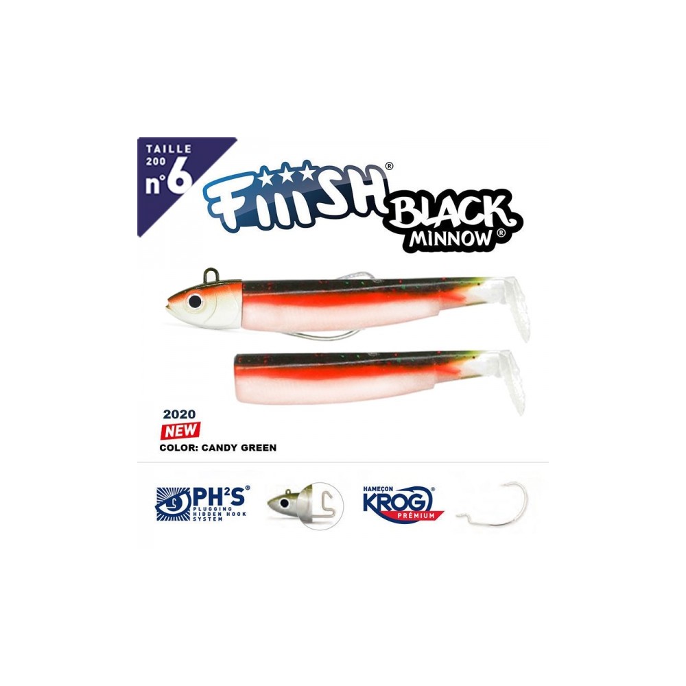 BLACK MINNOW N° 6 Fiiish combo off-shore 120gr.