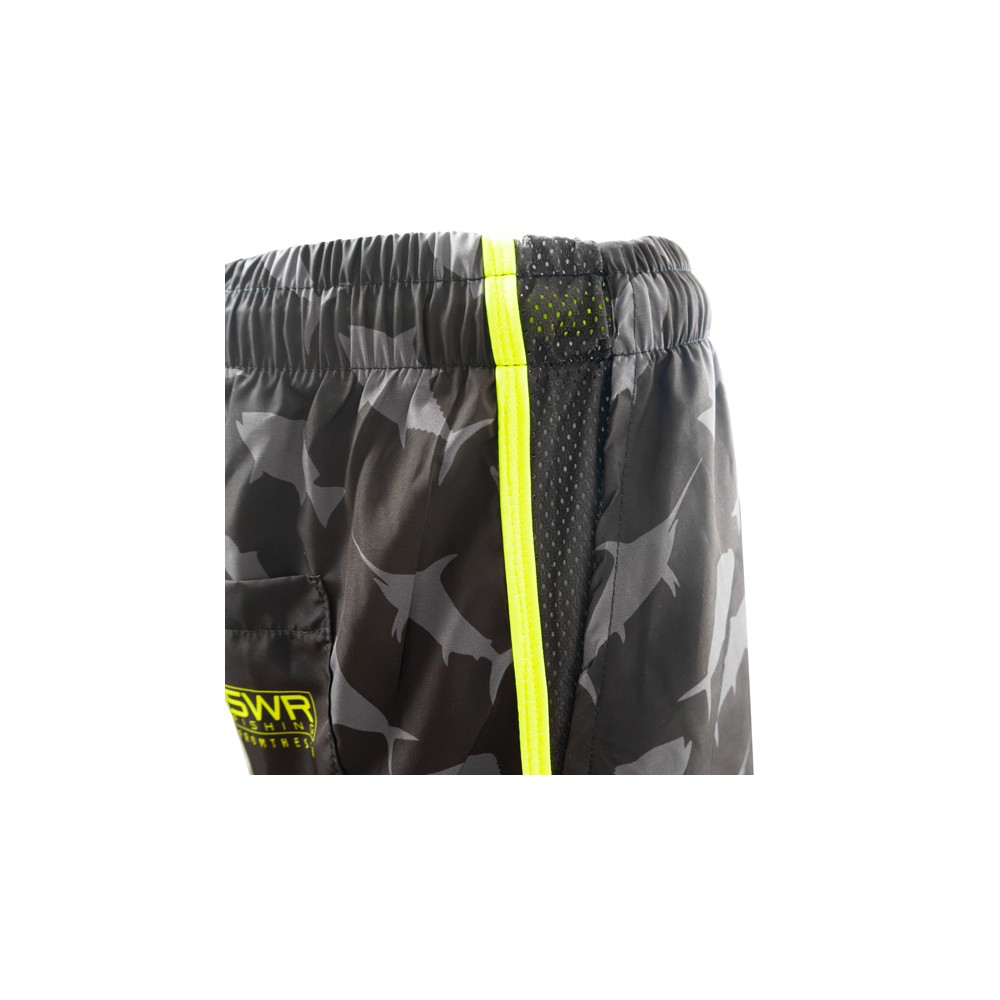 PANTALONCINO GAME FISH NERO SALTWATER ITALY