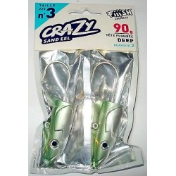 CRAZY SAND-EEL Fiiish lead deep 90gr.
