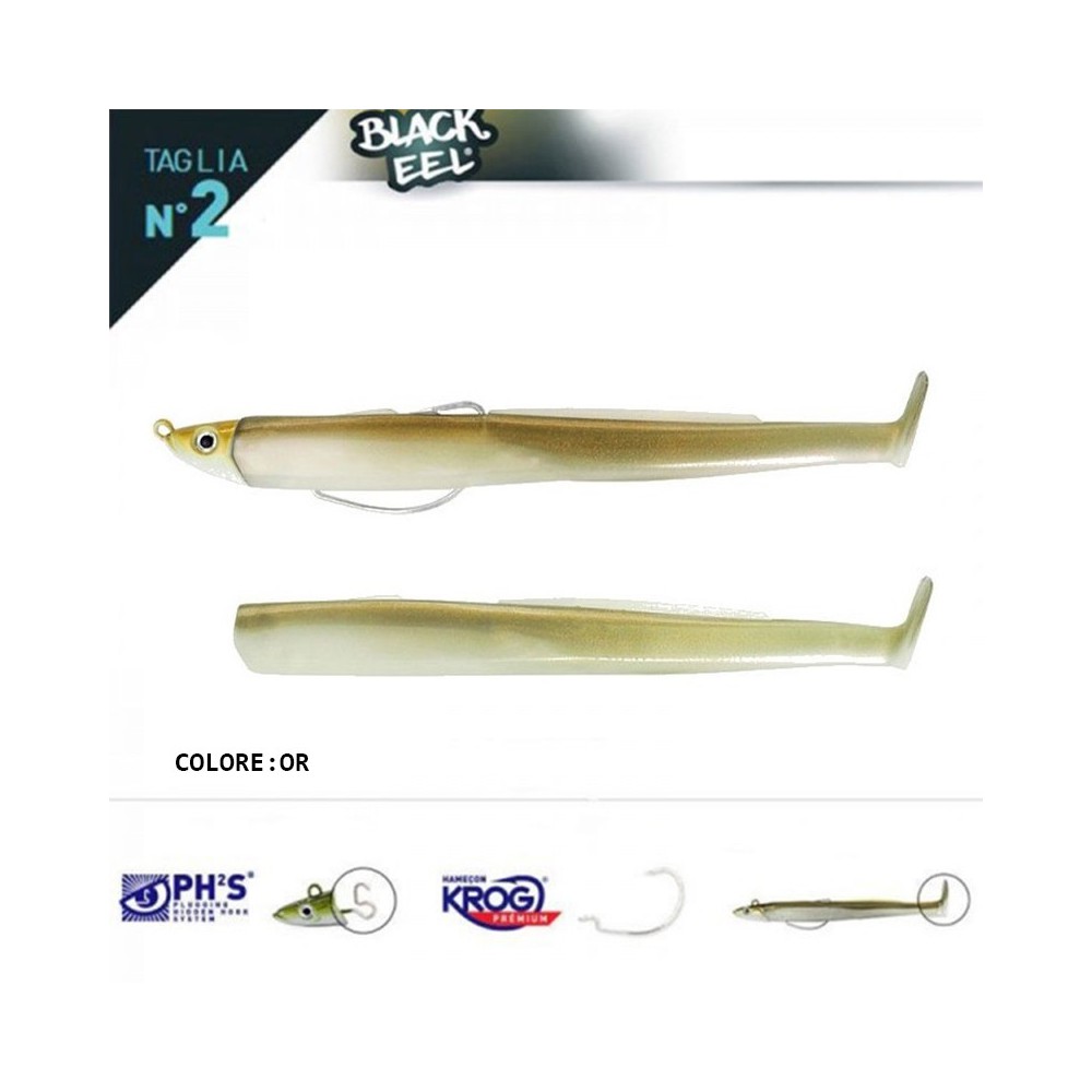 BLACK EEL N°2 Fiiish combo shallow 4 Gr.
