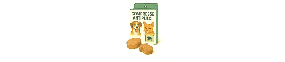 COMPRESSE MASTICABILI ANTIPARASSITARIE